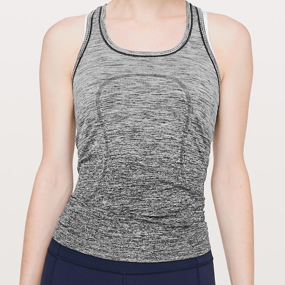 lululemon athletica Tops - Lululemon Swiftly Tech Razorback Tank Sz 4 Black